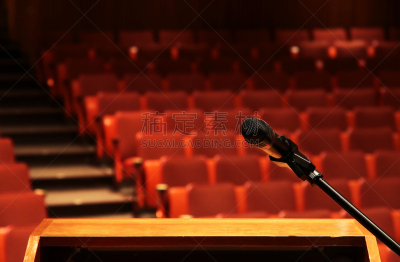 红色,座位,指挥台,会议,研究会,讲台,演说,演讲,活动