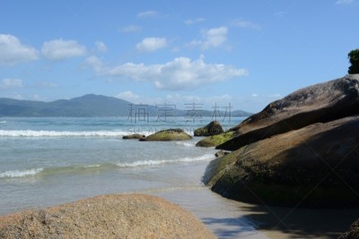 石头,海滩,水,休闲活动,水平画幅,沙子,里约热内卢州,无人,夏天,户外