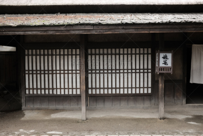 建筑物门,日本,酒店,传统,江户时代,门阶,小旅馆,水平画幅,墙,时代