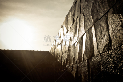 湿,闪亮的,石墙,易接近性,黑色,龙目岛,概念和主题,太空,水平画幅,巴厘岛