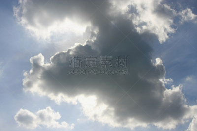 天空,积雨云,蓝色,气候,水平画幅,云,无人,光,云景,明亮