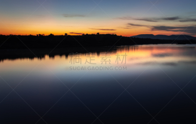 奥兰治河,南非,汽车,环境,云,植物,河流,夏天,户外,天空