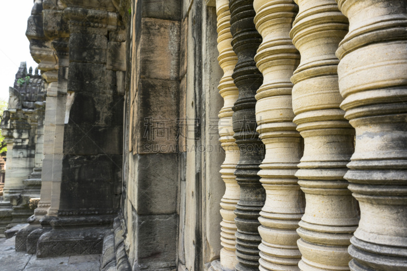 窗户,里面,石材,披迈寺,美,艺术,水平画幅,建筑,无人,五月