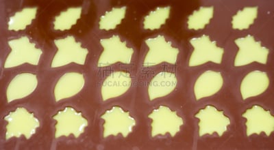 叶子,背景,果冻,霉菌,水平画幅,形状,泰国,明亮,甜点心,糖
