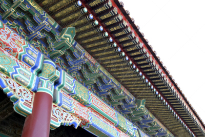 故宫,北京,中国,低视角,天空,绘画作品,旅游目的地,水平画幅,无人,特写