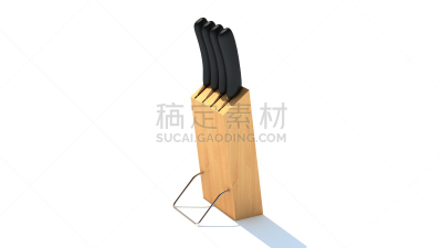 刀架,炊具刀,厨房器具,水平画幅,无人,餐刀,厨房用品商店,白色背景,背景分离,摄影
