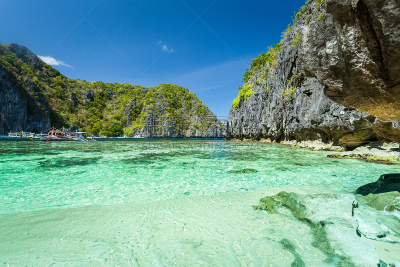 菲律宾,海洋,巴拉望,山,岛,风景,海湾,自然美,鸡尾酒,地形