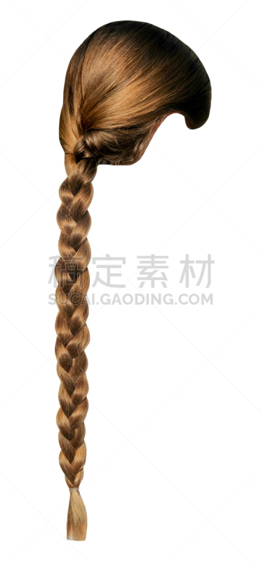 女孩,女性,发辫,头发,金色头发,褐色,分离着色,背景分离,华贵,长的