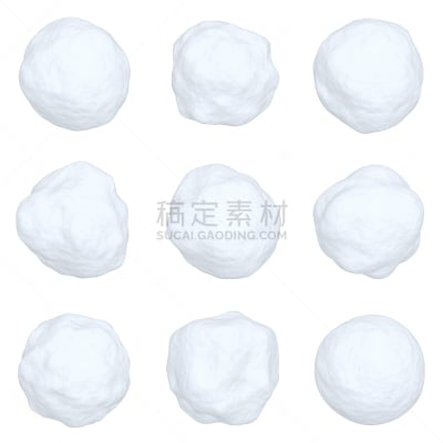 雪球,分离着色,寒冷,球体,球,背景分离,多样,一月,环境,玩具