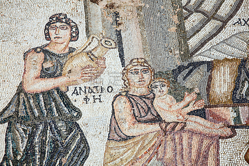 塞浦路斯,镶嵌图案,帕佛斯,巴斯,第一名,古代文明,古董,艺术,水平画幅,古罗马
