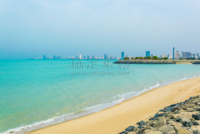 科威特,城市天际线,华贵,公园,波斯湾,现代,户外,建筑,市区,东
