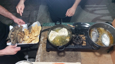 鱼类,饮食,水平画幅,海产,罗非鱼,户外,湖,蛋白质,准备食物,太巴列
