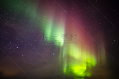 北极光,萨利色尔卡,领土行为,自然,太空,自然现象,水平画幅,夜晚,雪,无人