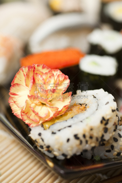 寿司,日本食品,健康食物,日本,彩色图片,垂直画幅,生食,食品,生鱼片,吃