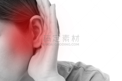 女人,助听器,听障,水平画幅,衰老过程,噪声,损失,人,面部表情,仅成年人