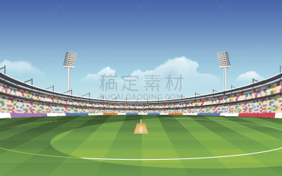 体育场,板球运动员,板球,动画片,板球场,板球运动,板球锦标赛,泛光照明,亭台楼阁,国内著名景点