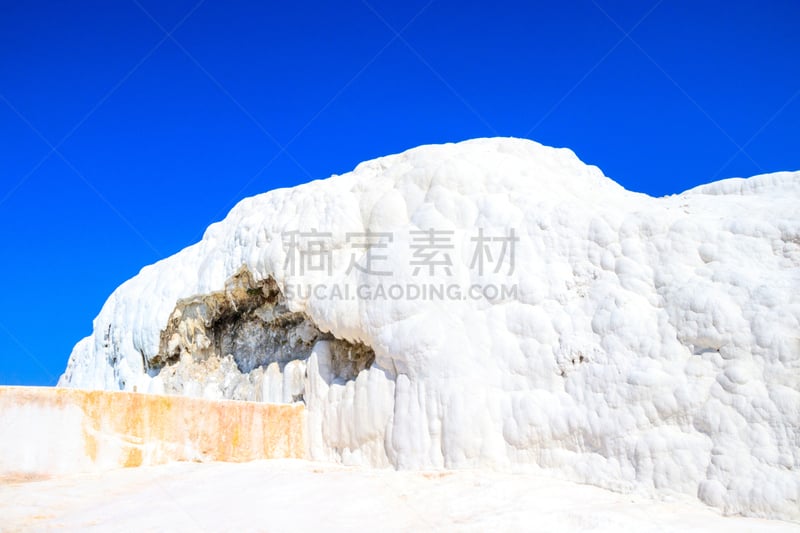 代尼兹利,土耳其,棉花堡,水,天空,休闲活动,旅行者,夏天,湖,盐