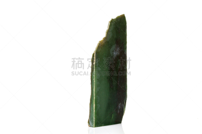 白色背景,石头,软玉,大特写,暗色,白色,绿色,材料,纹理,小的
