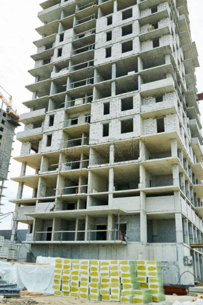 建筑业,摩天大楼,被抛弃的,工程师,工程,窗户,背景,建筑,混凝土,不完全的