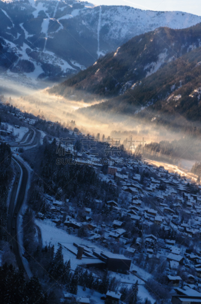 勃朗峰,冬天,晴朗,运动,法国,汽车,雪,霞慕尼,米迪正午峰,背景