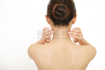 青年女人,背面视角,留白,四肢,spa美容,仅成年人,日本人,青年人,人的头部