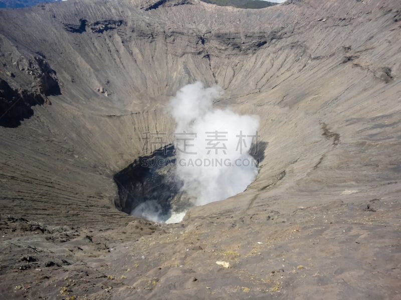 婆罗摩火山,印度尼西亚,bromo-tengger-semeru national park,火山喷口,自然,爪哇,水平画幅,地形,无人,火山地形