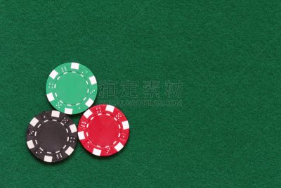 牌桌,红色,空的,休闲游戏,图像,三个物体,无人,水平画幅,绿色,大特写