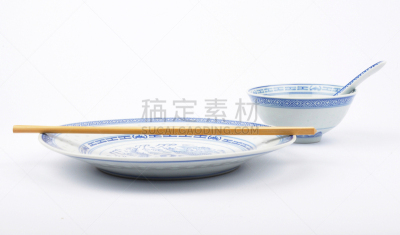 餐具,银餐具,白色,传统,筷子,碗,厨房器具,瓷器,汤匙,图像