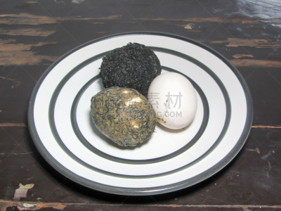 腌制食品,咸蛋,碗,鸭蛋,猜耶县,灰,蛋黄,煮食,水平画幅,特写