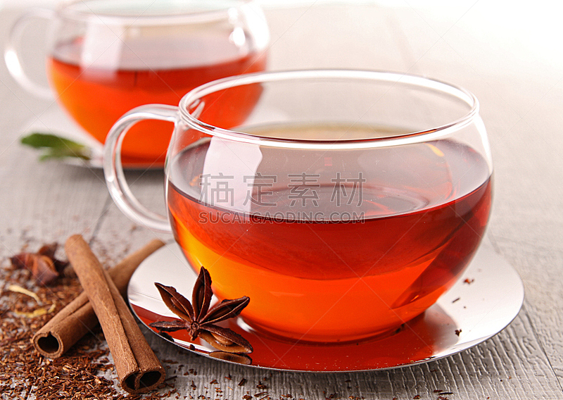 茶杯,茶,草药,透明,水平画幅,橙色,无人,玻璃杯,茴芹,饮料