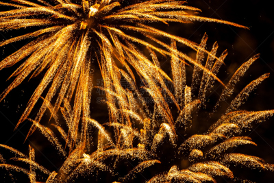 焰火,新年前夕,迪拜,天空,金粉风格,在上面,乌姆苏其姆,放焰火,金色,12点整