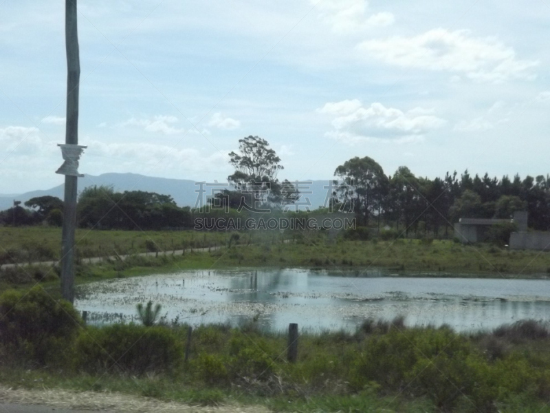 南里奥格兰德州,水平画幅,无人,海港,蓝色,路,户外,海洋,海岸线,海滩