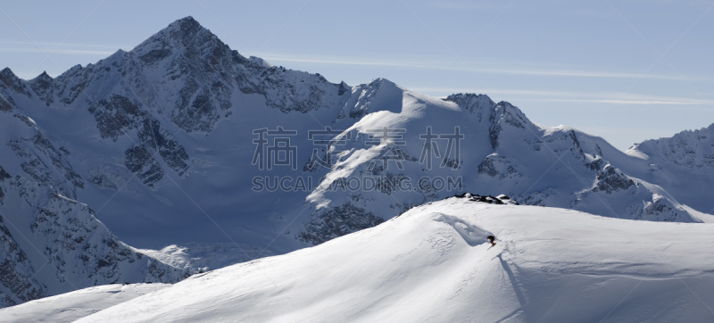 滑雪雪橇,山景城,舒服,青少年,度假胜地,水平画幅,雪,旅行者,户外,运动员