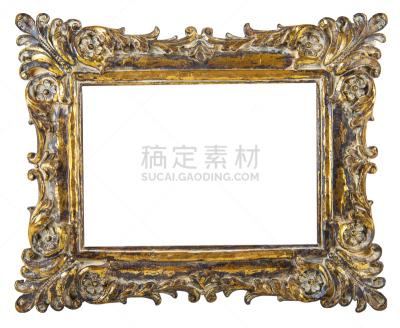 相框,黄金,木制,金叶,古董,水平画幅,无人,复古风格,2015年,古老的
