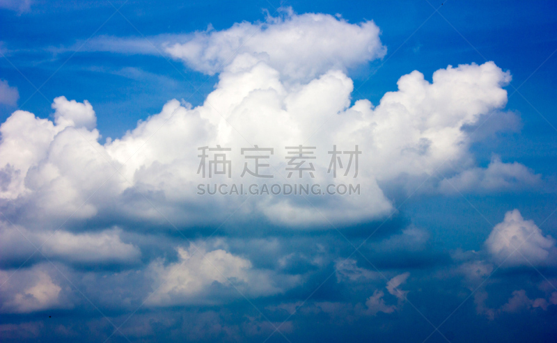 天空,云,美,风,水平画幅,无人,夏天,户外,明亮,白色