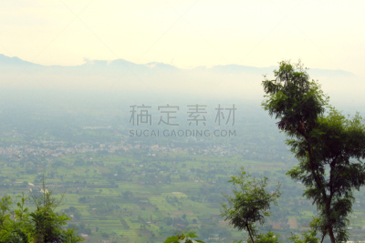山,云,在之间,德里,水平画幅,西姆拉,夏天,周末活动,户外,云景