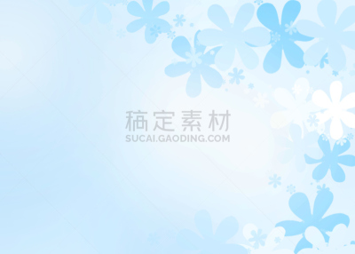 蓝色,背景,仅一朵花,春天,自然,水平画幅,无人,散焦,绘画插图,抽象