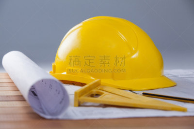 蓝图,设备用品,运动头盔,三角板,秤,水平画幅,文档,安全帽,想法,工程