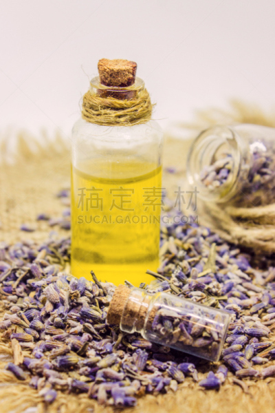 香熏油,小的,熏衣草,瓶子,垂直画幅,香熏炉,无人,标签,花束,滴瓶