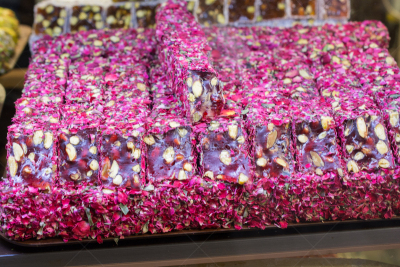 Traditional turkish delight  lokum candy