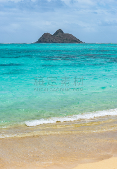 美国,海洋,自然美,夏威夷大岛,玛卡普吾,檀香山,瓦胡岛,垂直画幅,水,沙子