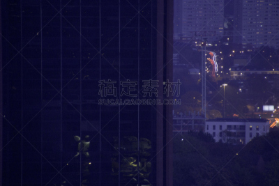 高峰时间,伯明罕,星迹,通勤者,水平画幅,交通堵塞,秋天,夜晚,汽车,光轨