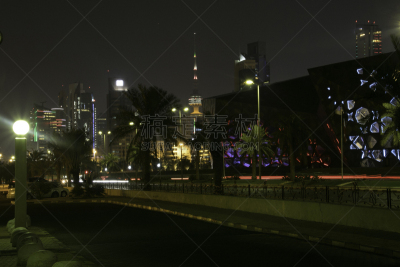 科威特,塔,科威特塔,建筑外部,风景,图像,光轨,波斯湾,无人,户外