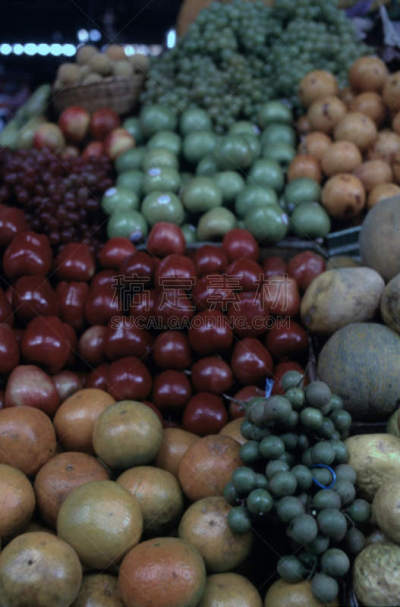热带水果,美味,皮塔雅,凤梨番石榴,清新,背景分离,食品,橙子,木瓜,西瓜