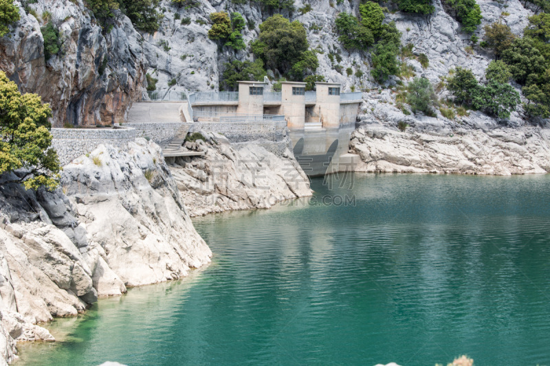 sierra de tramuntana,水库,西班牙,马略卡,巴利阿里群岛,水坝,人造的,自然,水平画幅,无人