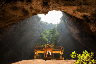 泰国,爱尔兰共和国,genghis khan,佛,巴蜀,华欣,洞穴,自然的窗子,旅游目的地,水平画幅