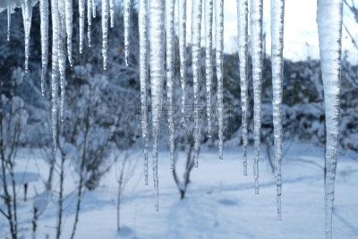 冰柱,冰块,水平画幅,雪,无人,日本,户外,苗床罩,自然纹理,雪山