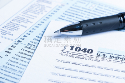 金融,概念,税表,1040税表,圆珠笔,表格填写,办公室,水平画幅,表格,税