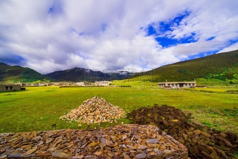 乡村,广西壮族自治区,侗族,水平画幅,无人,户外,田地,山,农场,森林