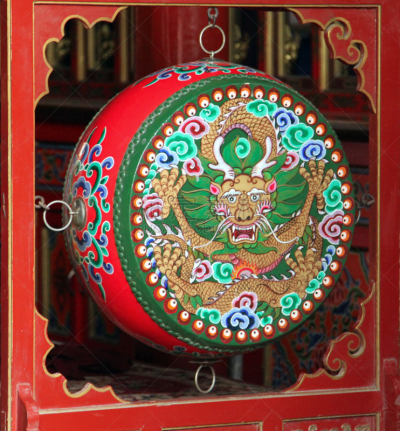 传统,多色的,数字8,修道院,呼和浩特,内蒙古自治区,2011,祈祷,鼓